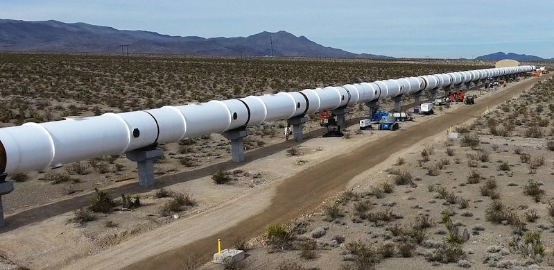 Nevada da yapımına başlanan Hyperloop teknolojisi